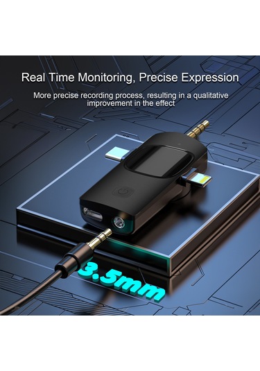 Teltree Kablosuz Yaka Klips Mikrofonu, Gürültü Engelleme, Düşük Gecikme, Kameralar Ve Telefonlar İçin Uyumlu, 360 Tüm Yönlü Ses Alıcı