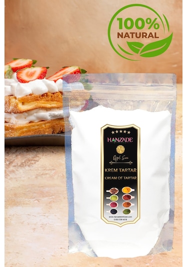 Hanzade Bitkisel Krem Tartar Potasyum Bitartarat 100 G