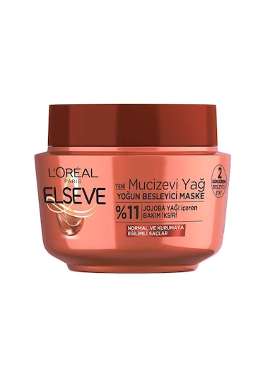 ELSEVE L'oréal Paris Mucizevi Yağ Besleyici Maske 300 ml