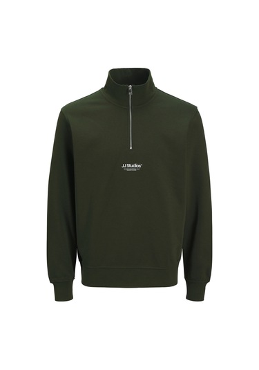 Jack & Jones Erkek Sweat 12278793 Koyu Yeşil Koyu Yeşil Jack & Jones Erkek Sweat 12278793 Koyu Yeşil Koyu Yeşil