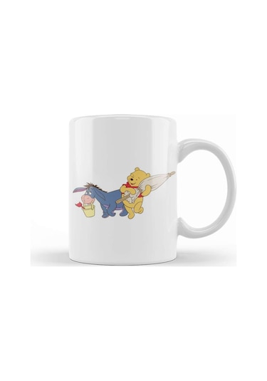 Winnie The Pooh Eeyore 05 Kupa Bardak Porselen Karışık