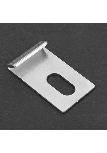 Suofeng 10 Adet Metal Seracilik Taban Sabitleyici, Anti-korozif, Kolay Kurulum, Seralar İçin Güvenlik Kanca Gümüş