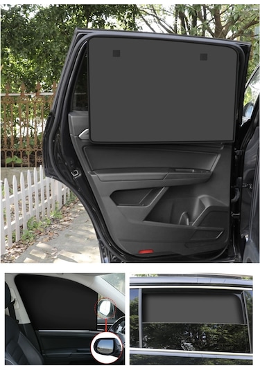 Ankaflex Perde Araç Oto Yan Cam Güneşlik Perdesi 2 Adet