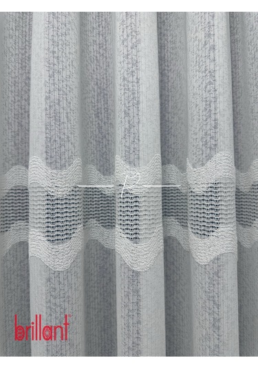 Tül Perde Brillant Marka Aplike Dantel Yoda Desen Yeni Nesil Lüx Örme Kumaş 1 . Kalite Ekru