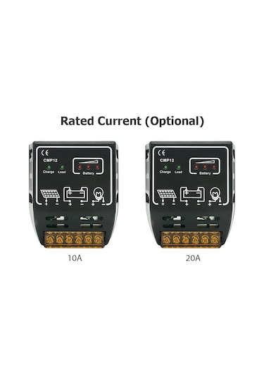 Samdoo 12v/24v Otomatik 20a Güneş Şarj Kontrol Cihazı - Akım Korumalı