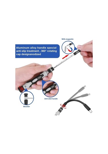 Ganzhoushop Tornavida Seti Parça Hassas Fonksiyonlu Çok 122 İe