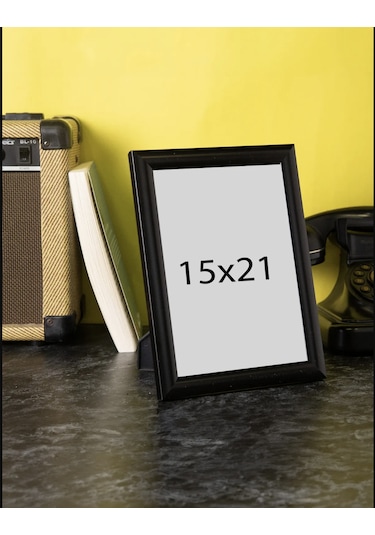 15x21 Siyah Ayaklı Resim Fotoğraf Çerçevesi