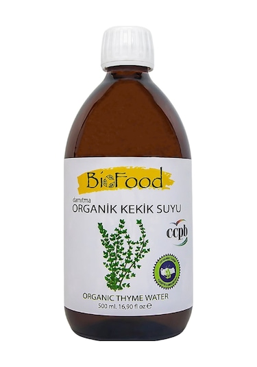 Bio Food Damıtma Organik Kekik Suyu 500 ML