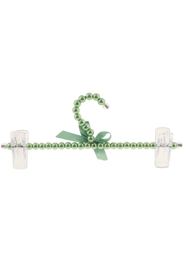 Homyl Prenses İnci Boncuklu Elbise Askıları Kızlar Yeşil Yeşil