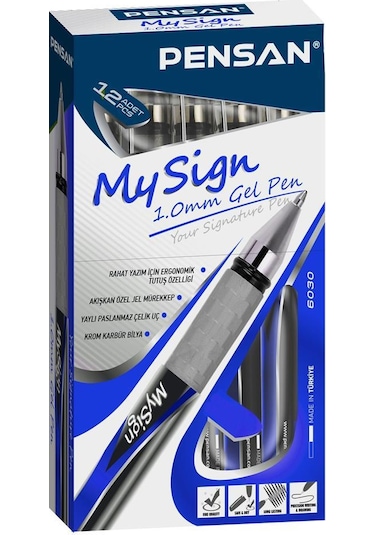 Pensan Imza Kalemı My-sıgn 1.0 Mavı 12 Lı