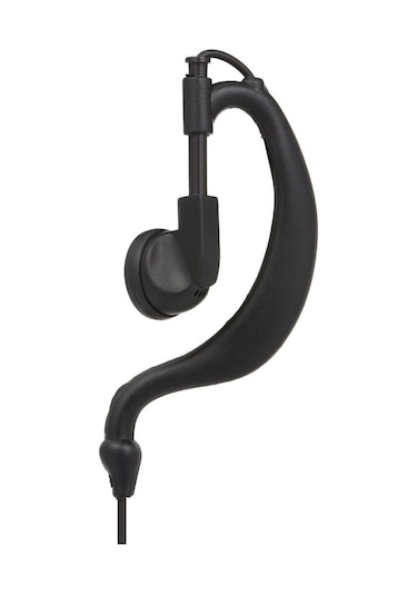 Jokmae Kenwood, Baofeng, Retevis Uyumlu K Fişli Kalın Kablo Telsiz Kulaklığı Tüm Modeller İçin - Siyah