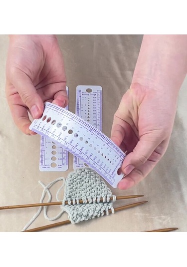 Örgü Şişleri İçin Ölçüm Cetveli Pratik Örgü Şişleri Ölçü Tablosu