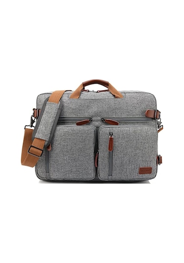 Coolbell CB-5005 2'si 1 Arada 15,6" Laptop Sırt ve Omuz Çantası-Gri