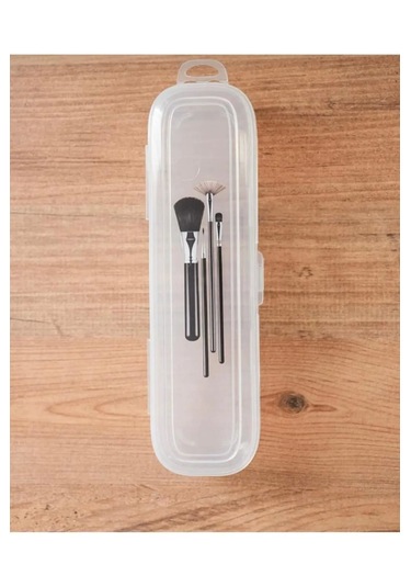 Multix Kilitli Kapak Kalemlik - Makyaj Fırçası Kalem Silgi Düzenl