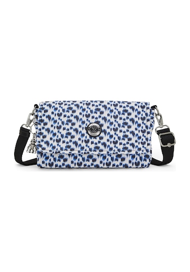 Kipling Kıplıng Aras Küçük Boy Omuz Çantası Desenli Curıous Leopard Çok Renkli