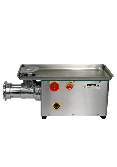 Besa 22 Numara Redüktörlü Kıyma Makinesi Çelik