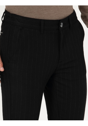 Pierre Cardin Erkek Siyah Pantolon Kanvas-chino 50278471-vr046 Siyah