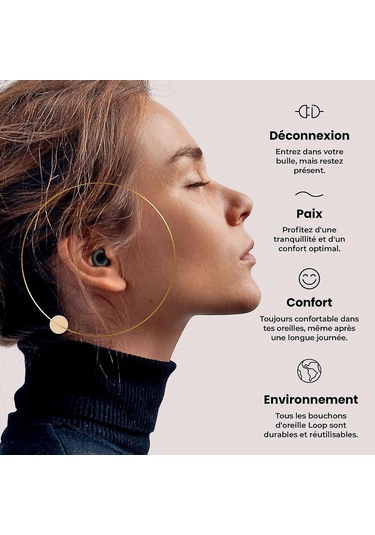 Süper Yumuşak Yeniden Kullanılabilir İşitme Koruma Kulak Tıkacı Xs/s/m/l - Snr 27db - Siyah