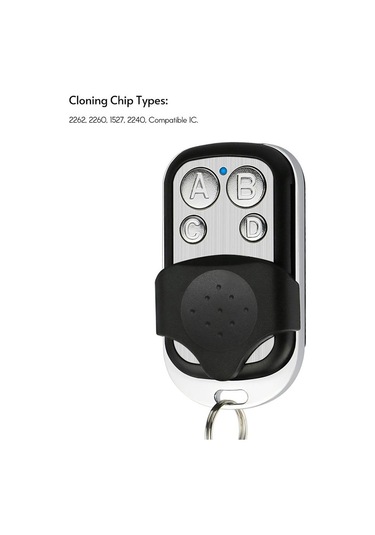 Jms Kopya Uzaktan Kumanda Metal 4 Düğme Klonlama Anahtarlık Garaj Teksir