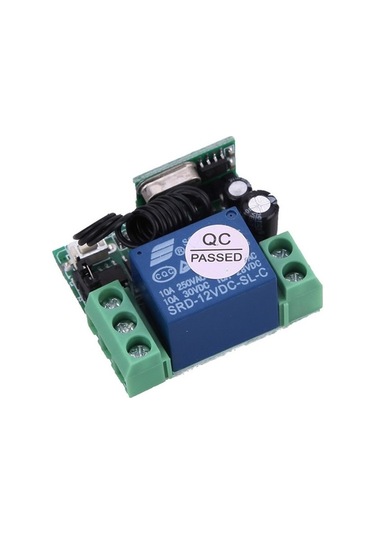 Dancemonkey 12v 10a Röle Alıcı, Kablosuz Uzaktan Kumanda Anahtarı 1ch