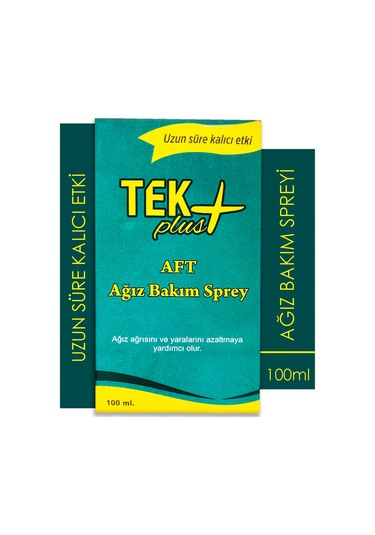 Tekplus Aft Ağız Bakım Spreyi 100 ML