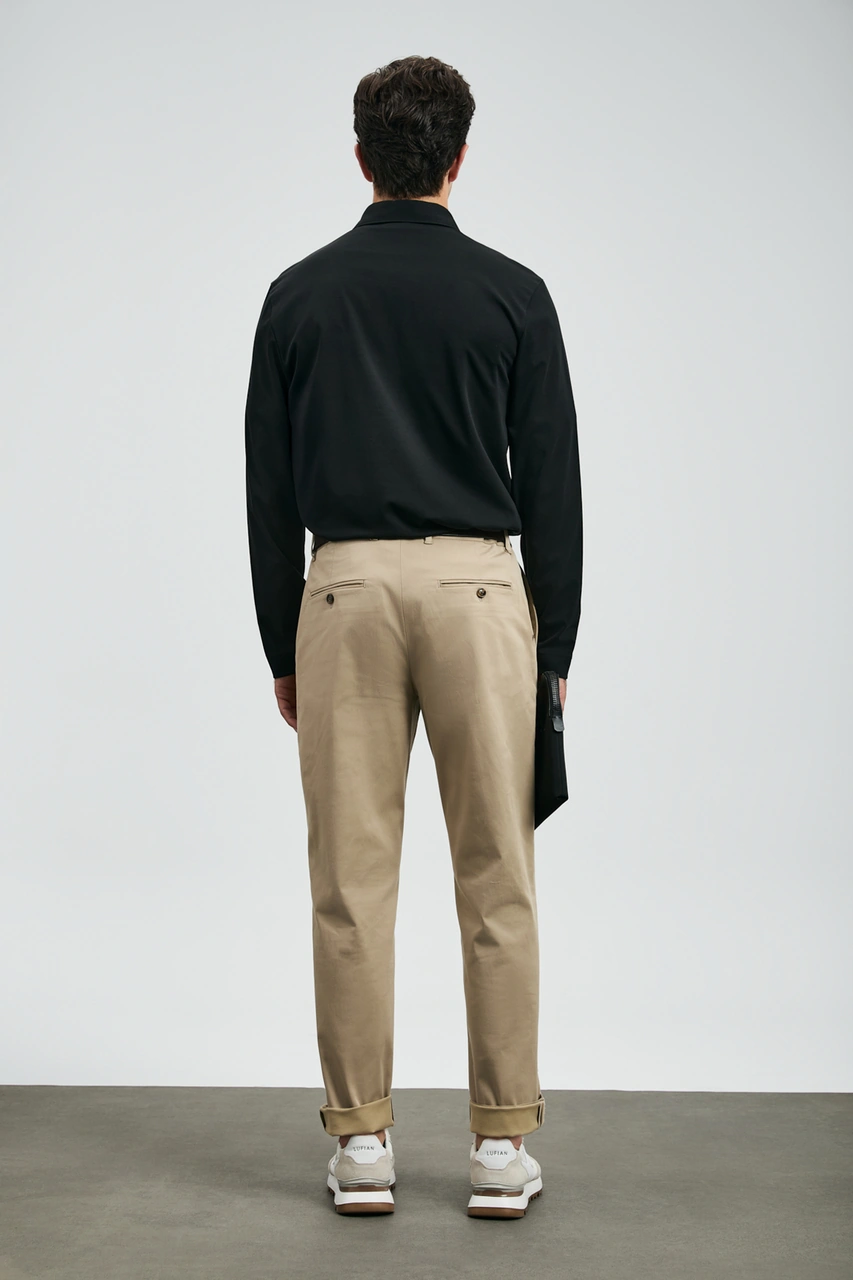 Lufian Rumı Smart Erkek Chino Pantolon Slim Fit Bej Bej 112190336100550 Bej Lufian Rumı Smart Erkek Chino Pantolon Slim Fit Bej Bej 112190336100550 Bej