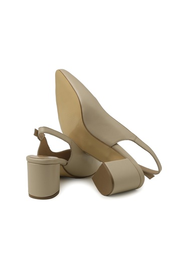 Sandalet Kadın Rc-4008 Deriden Ten Pudra