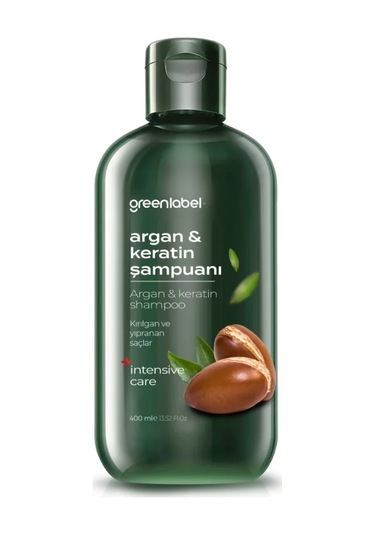 Greenlabel Argan & Keratin Şampuanı 400 Ml. Tüm Saçlar