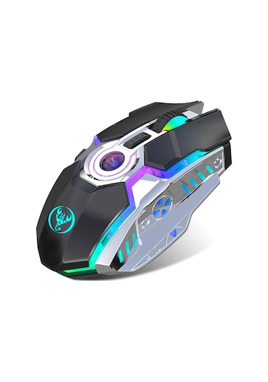 Springsun Hxsj T30 Kablosuz Rgb Aydınlatmalı Oyun Faresi - 2400dpı, 2.4ghz, Şarj Edilebilir, 7 Tuşlu 001