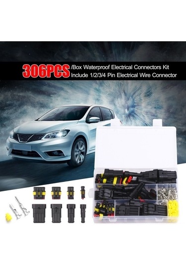 Trendooze Su Geçirmez Dayanıklı Bağlantı Seti - Motosiklet, Scooter, Otomobil, Tekne İçin