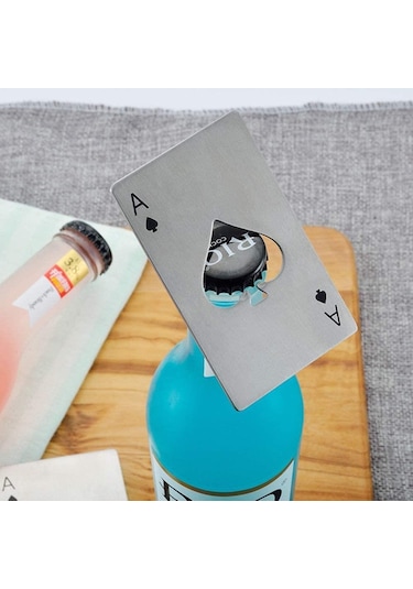 Valkyrie Poker Kart Maçı As'ı Paslanmaz Çelik Şişe Açacağı 001