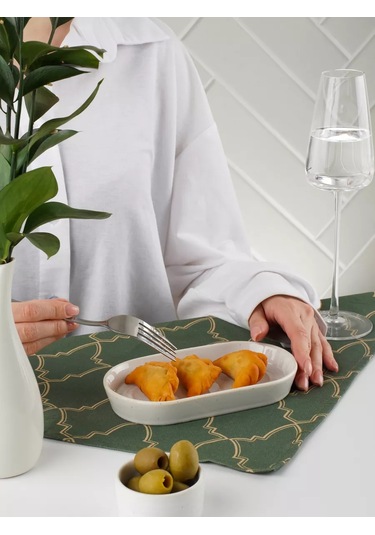 Magistro Urban Porselen Servis Tabağı 18x10 Cm 102240277 Beyaz