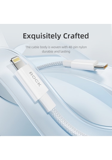 Z20 Pd 27w 1 Metre Type-c To Lightning Hızlı Şarj Ve Data Kablosu Beyaz