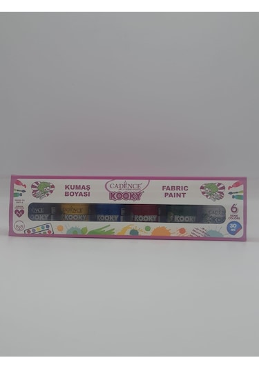 Cadence Kooky Kumaş Boyası 6'Lı 30Ml