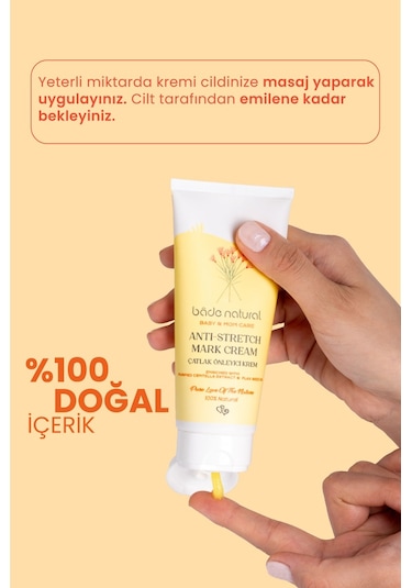 Bade Natural Çatlak Önleyici Vücut Kremi 100 ML