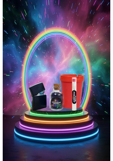 Mentol Topu 1000 Adet Lacivert Mentol 1 Adet Apliaktör, Zippo Çakmak Ve Küllük Hediye Çok Renkli