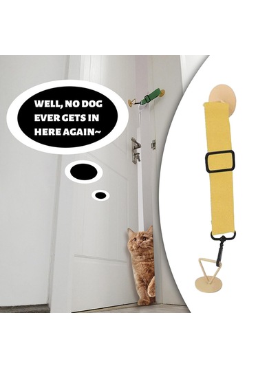 Homyl Ayarlanabilir Kapı Askısı Köpeği Çöp Sarı