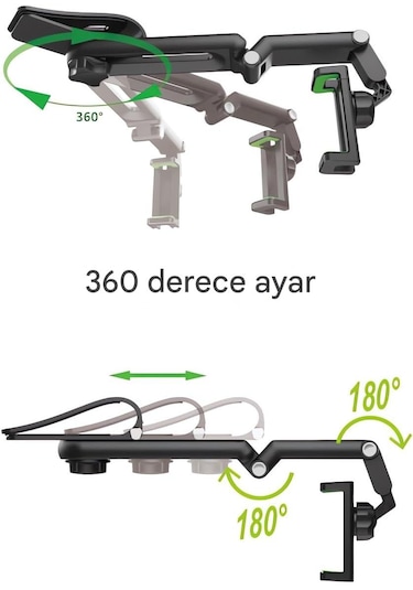 Araç Telefon Tutucu Black