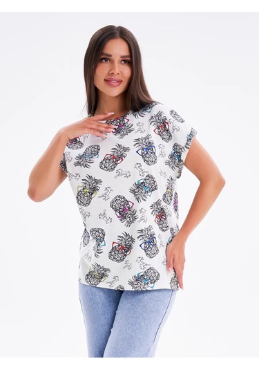 Insolito Raglan Kısa Kollu Şık Bluz 388445101 Beyaz