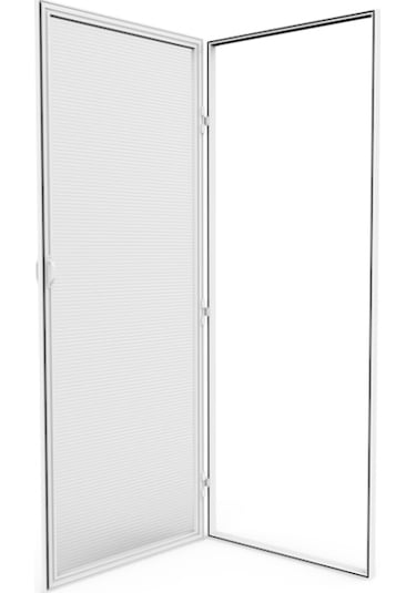 Menteşeli Beyaz Pencere Sinekliği En: 0-70 Cm, Boy: 0-130 Cm