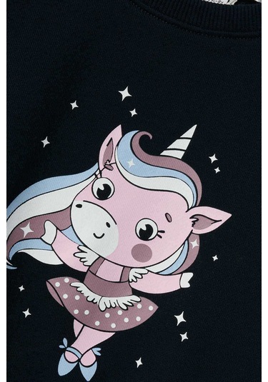 Name It Nmfvenus Ls Nreg Sweat Un Lacivert Kız Çocuk Sweatshirt 000000000102263481 Lacivert