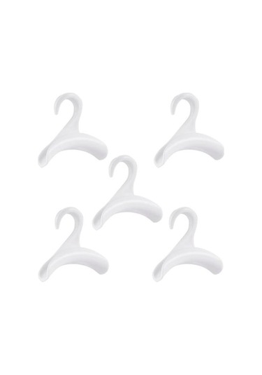 Novahub Beyaz 5 Adet Çanta Askısı Çok Fonksiyonlu Çanta Askısı Kemer Şekli Eşarp Şapka Kemer Organizatör Tutucu Ev Gardırop İçin Beyaz Beyaz