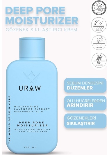 Uraw Deep-Pore Moisturizing Gözenek Sıkılaştırıcı Krem 100 ML