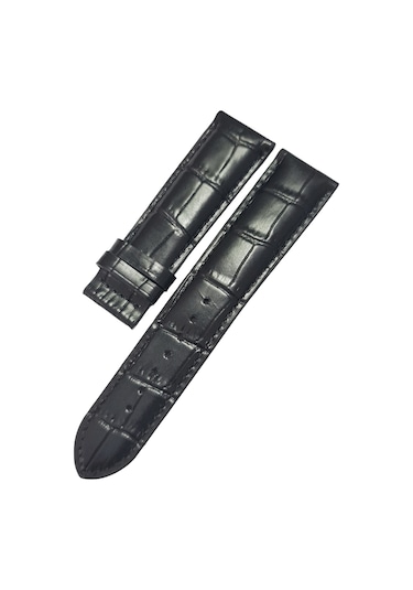 Tissot 22mm Siyah Deri Saat Kordonu