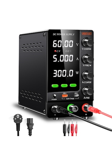 0-60v/5a Ayarlı Dc Güç Kaynağı Voltaj Regülatörü Süper Model