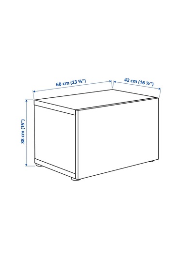 Raf Ünitesi, Venge-parlak Cila-siyah, 60x42x38 Cm, Selsvıken Siyah