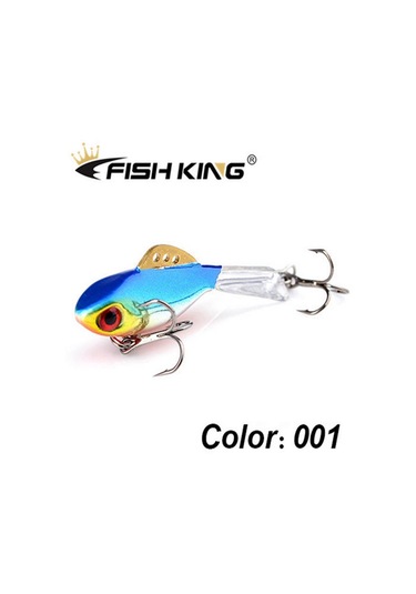 Balık Kral Kış Buz Balıkçılık Cazibesi Dengeleyici 3d Gözler Jig Yem Sert Cazibesi Jig Dengeleyiciler Balıkçılık Yem Levrek Ve Pike Yakalamak İçin 001-55mm-10g