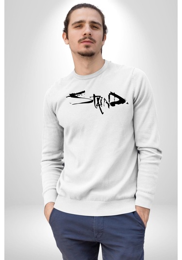 Staind Unisex Beyaz Sweatshirt Beyaz