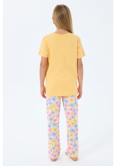 Rolypoly Kız Çocuk Sarı Pijama Takım Sarı