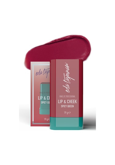 Eda Taşpınar Lip & Cheek Cream Blush Stick Spicy Queen